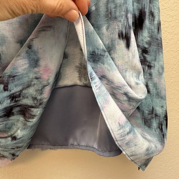 Rebecca Taylor Aurora Pleated Black Shift Silk Dress Designer High End Luxury - Picture 4 of 16